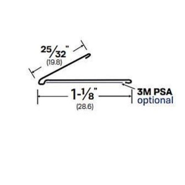 Strybuc 84in Metal Weatherstrip SS 63M-170-84